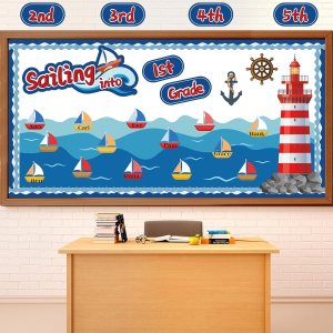 sailing bulletin board decorations classroom transition supplies