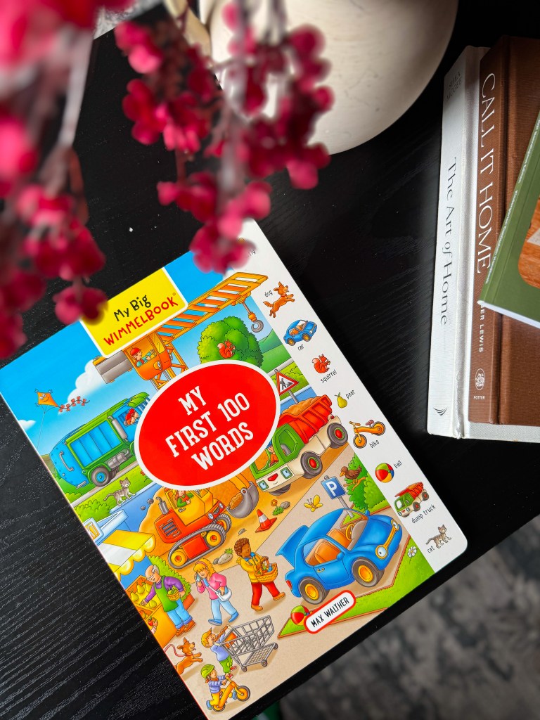 My Big Wimmelbook My First 100 Words picture vocabulary book for young children.