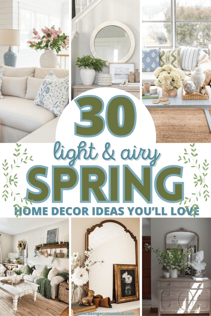 spring home decor | spring decorating ideas | seasonal home decor | spring decor inspiration | light and airy home decor | spring centerpiece ideas | Easter home decor | farmhouse spring decor | rustic spring decor | vintage spring decor | cozy spring living room | spring entryway decor | spring floral arrangement | pastel home accents | cottagecore spring style | spring tablescape ideas | spring vignette styling | fresh flower home display | DIY spring decor | budget-friendly spring decorating