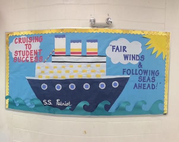 lighthouse ocean bulletin board classroom beach theme decor